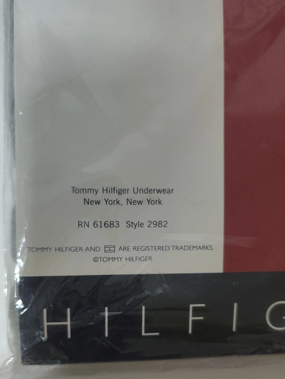 Vintage Tommy Hilfiger Gray Men's Brief - 1 Pair - Size 36 - NIP